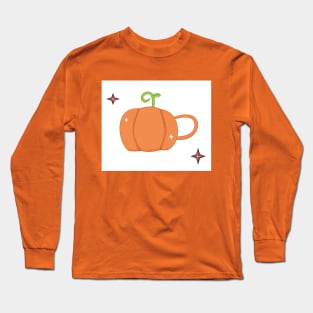 A badly drawn pumpkin mug Long Sleeve T-Shirt